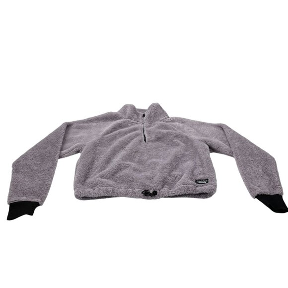 Calvin Klein Performance Purple 1/4 Zip Fleece Pullover Sweatshirt Women’s S Sof - Picture 5 of 9